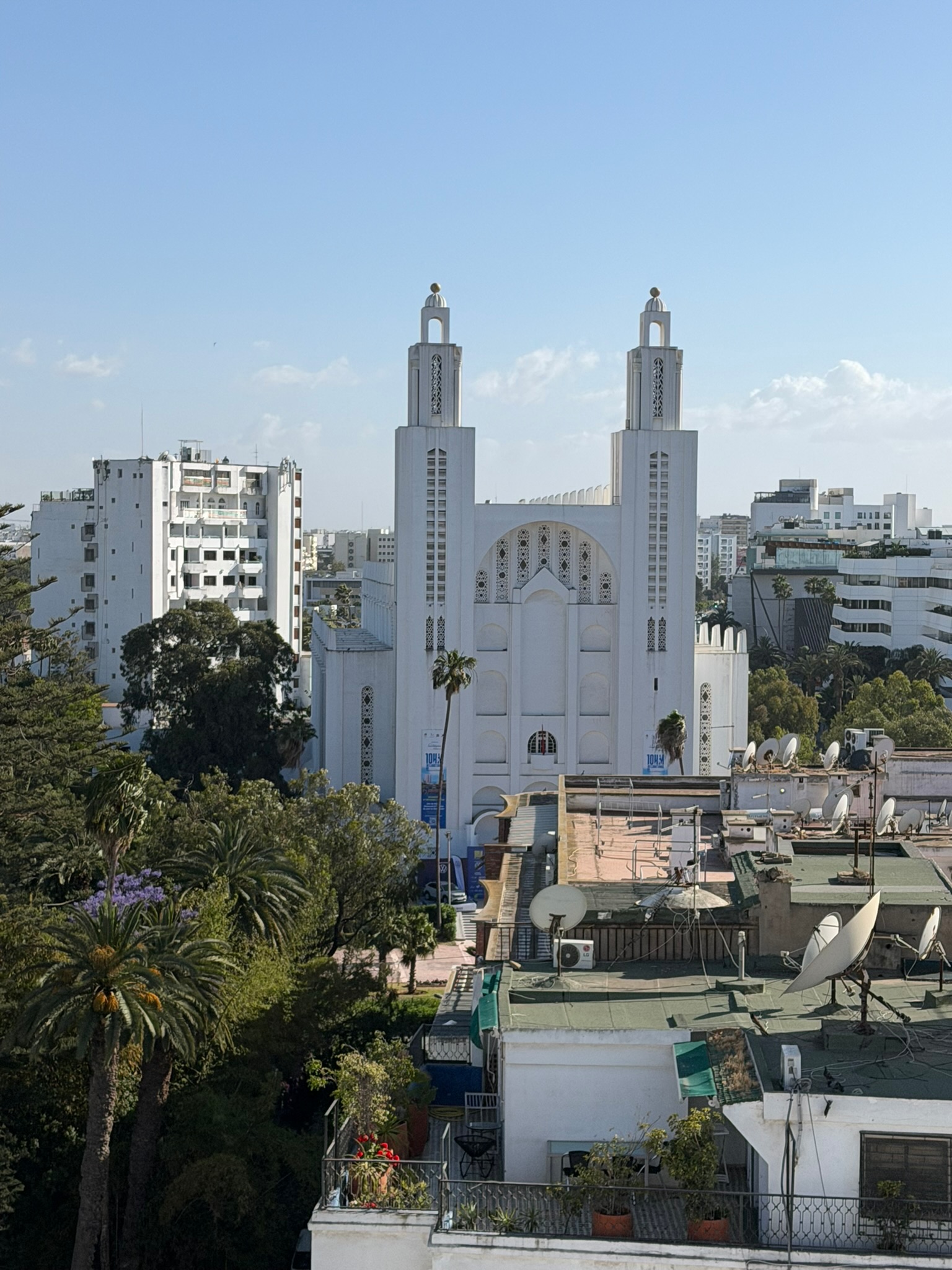 Sacred Heart Cathedral from the rooftop